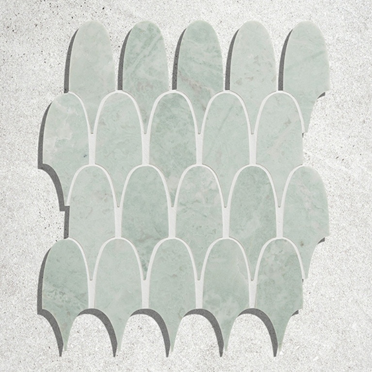 Ca' Pietra East Java Plume Hummingbird Mosaic Tiles Sanctuary Bathrooms